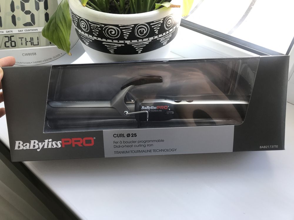 Плойка BaByliss PRO #2173 Ø25 мм с титаново-турмалиновым покрытием