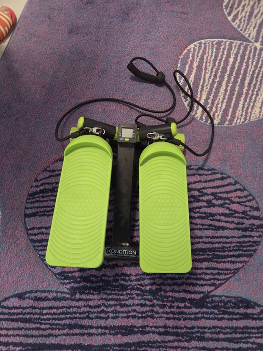 Stepper Kondition SS 032, computer si corzi, Negru/Verde