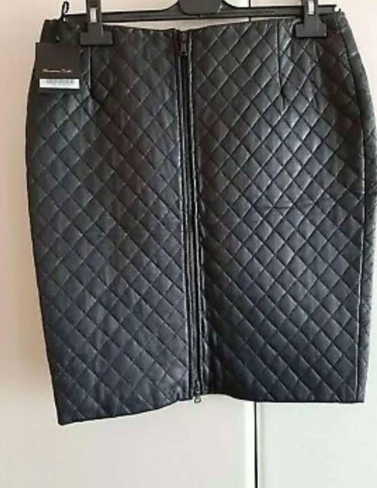Кожена пола Massimo Dutti