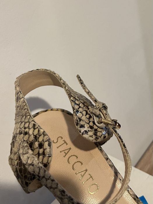 Sandale elegante piele naturala,animal print