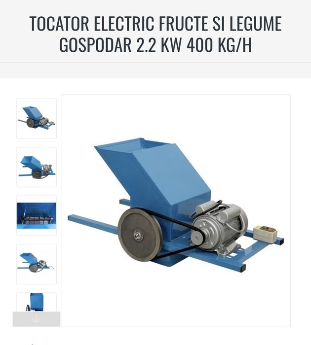 Tocator fructe si legume