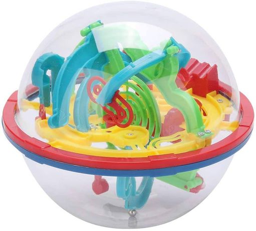 Jucarie pentru copii labirint Tnfeeon, 3D, plastic, multicolor, 12 cm
