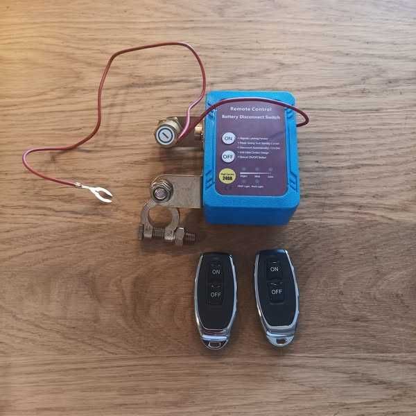 НОВ! Автомобилен Kill Switch с дистанционно 12V 240A