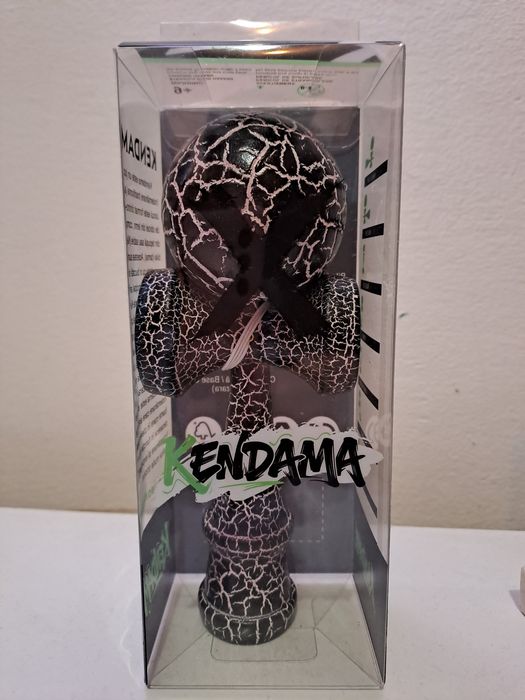 Kendama originală X,Black and White Crack
