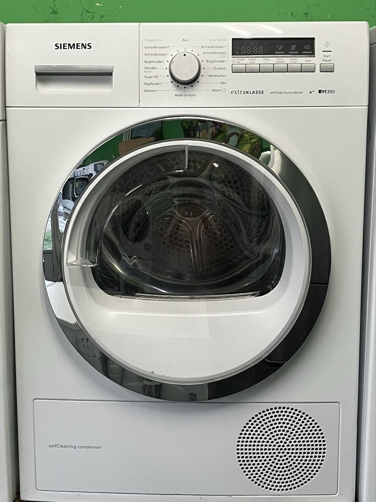 Сушилня Siemens WT45W29A  самопочистваща с термопомпа 8 kg