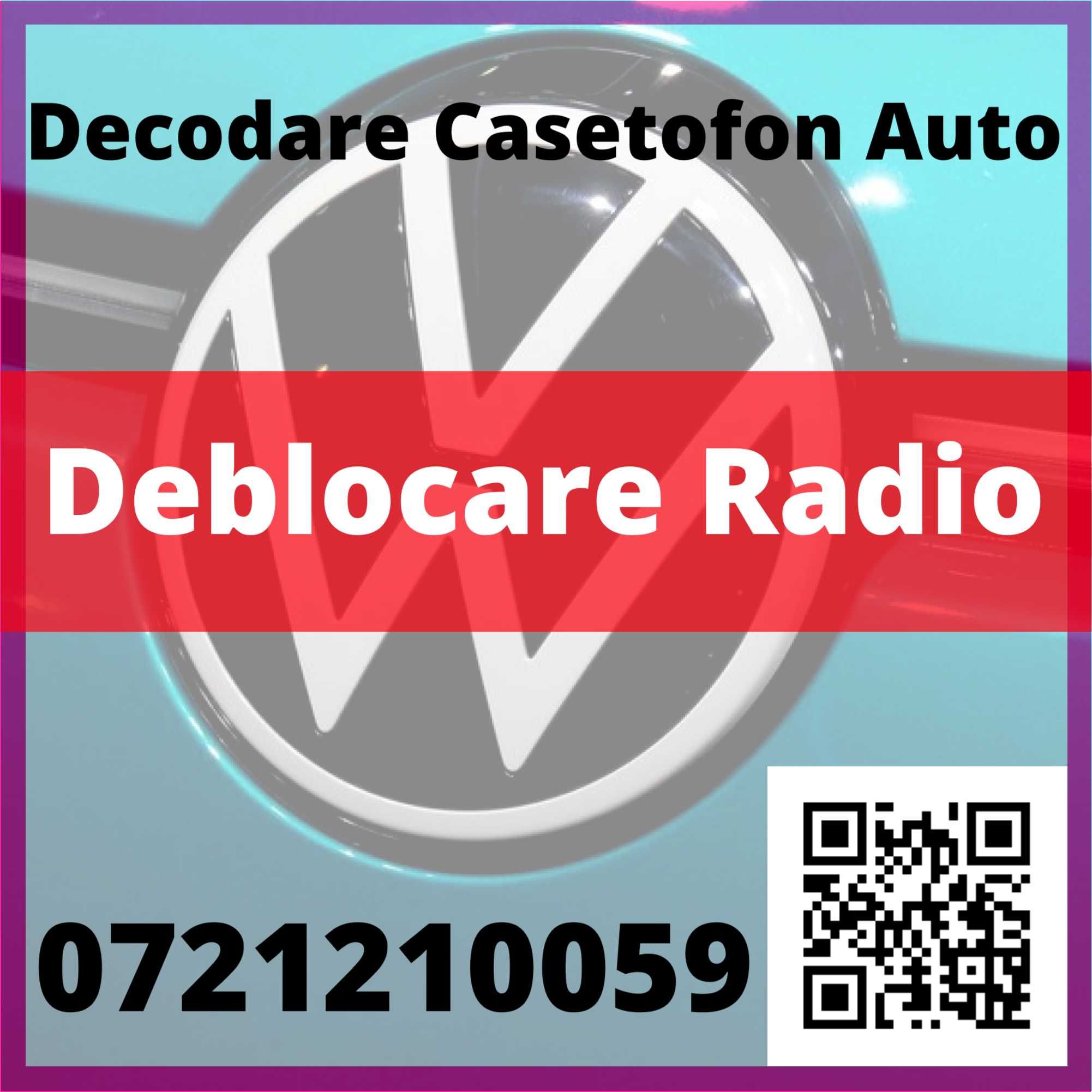 VW Volkswagen Radio Cod Decodare Beta Gamma Passat Rcd Rns 300 310 315