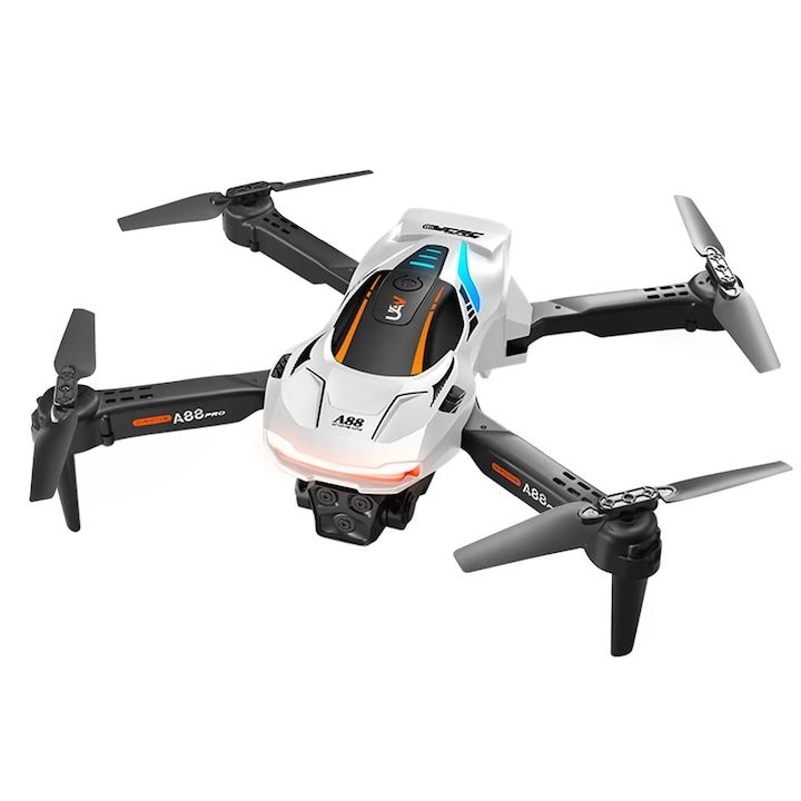 Дрон A88 PRO, модел Състезателен , сгъваем с двойна 1080P камера