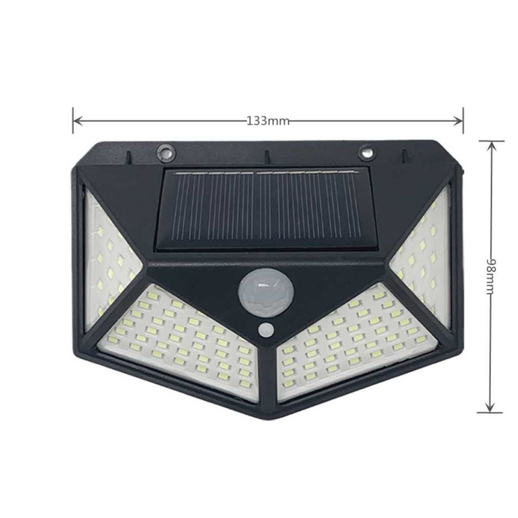 Комплект от 4 Броя  Водоустойчиви Соларни лампи 100LED ,
