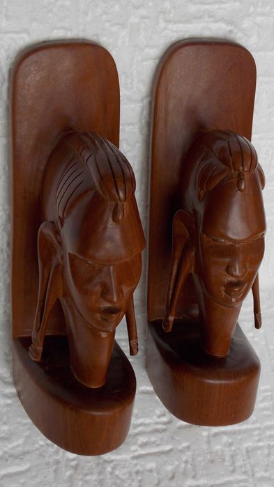 opritor carti raft biblioteca statueta sculptura lemn arta veche