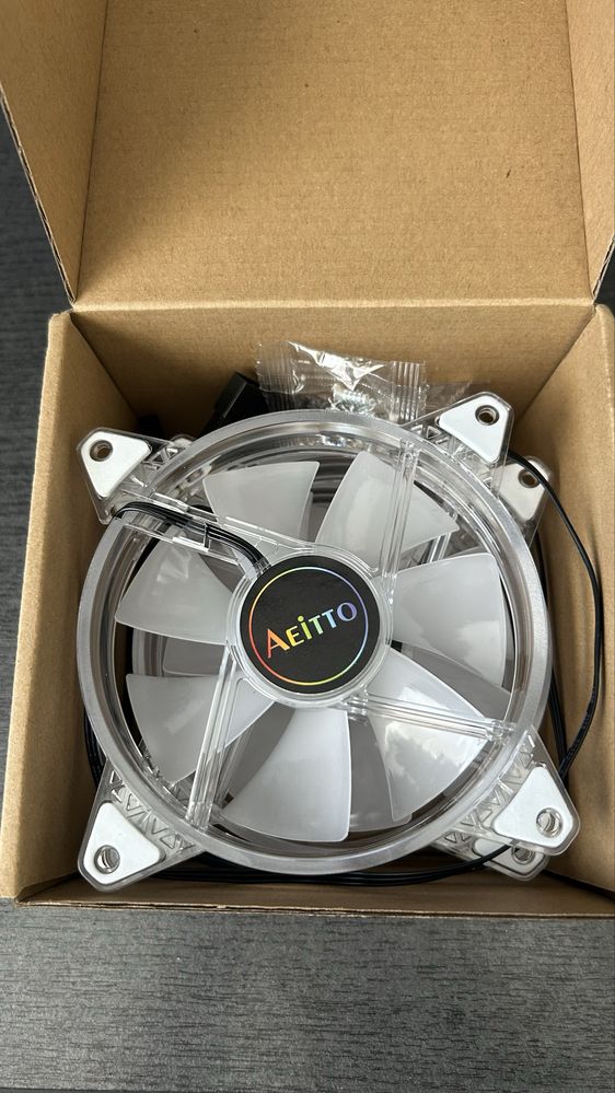 Vand kit 3 ventilatoare 120mm RGB PC