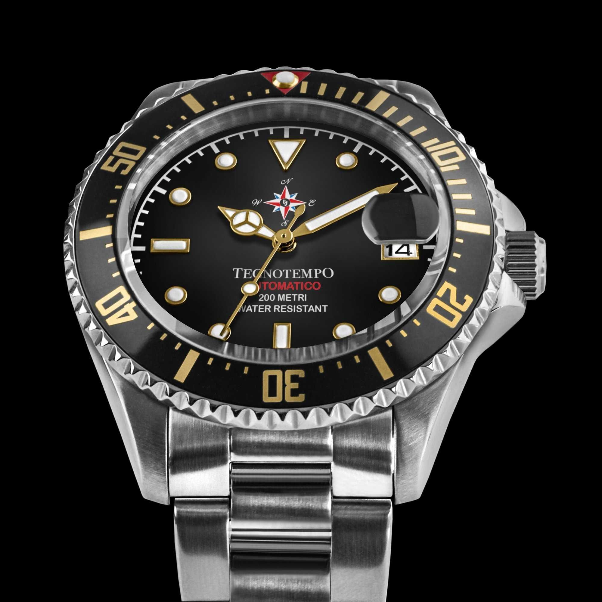 Ceas Tecnotempo Automatic Diver 200M  Wind Rose TT.200.RDVNG – Bărbați