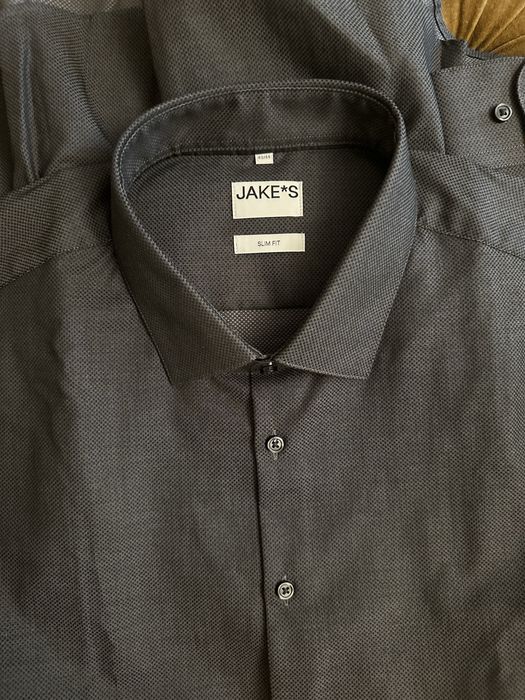 Camasa gri de barbati XL, slim fit, bumbac ( like Massimo Dutti)