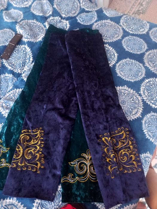 Нацональный  Брюки Атласовый материалдар, Қазақи шалбар Науырызга.и