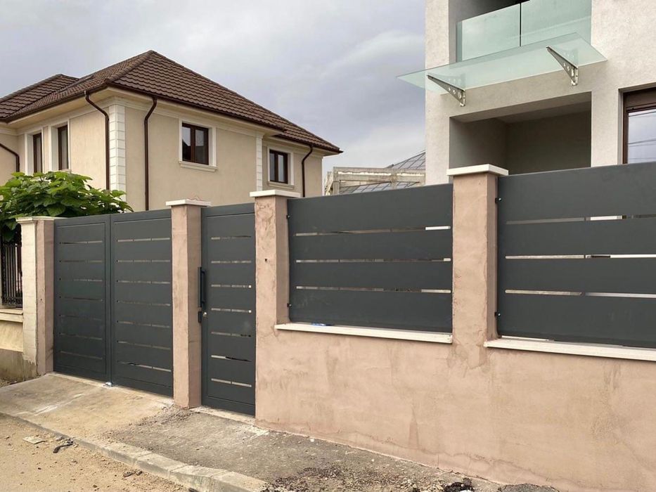 Porti Fier  Vopsire Electrostatică Gard Balustradă Personalizate