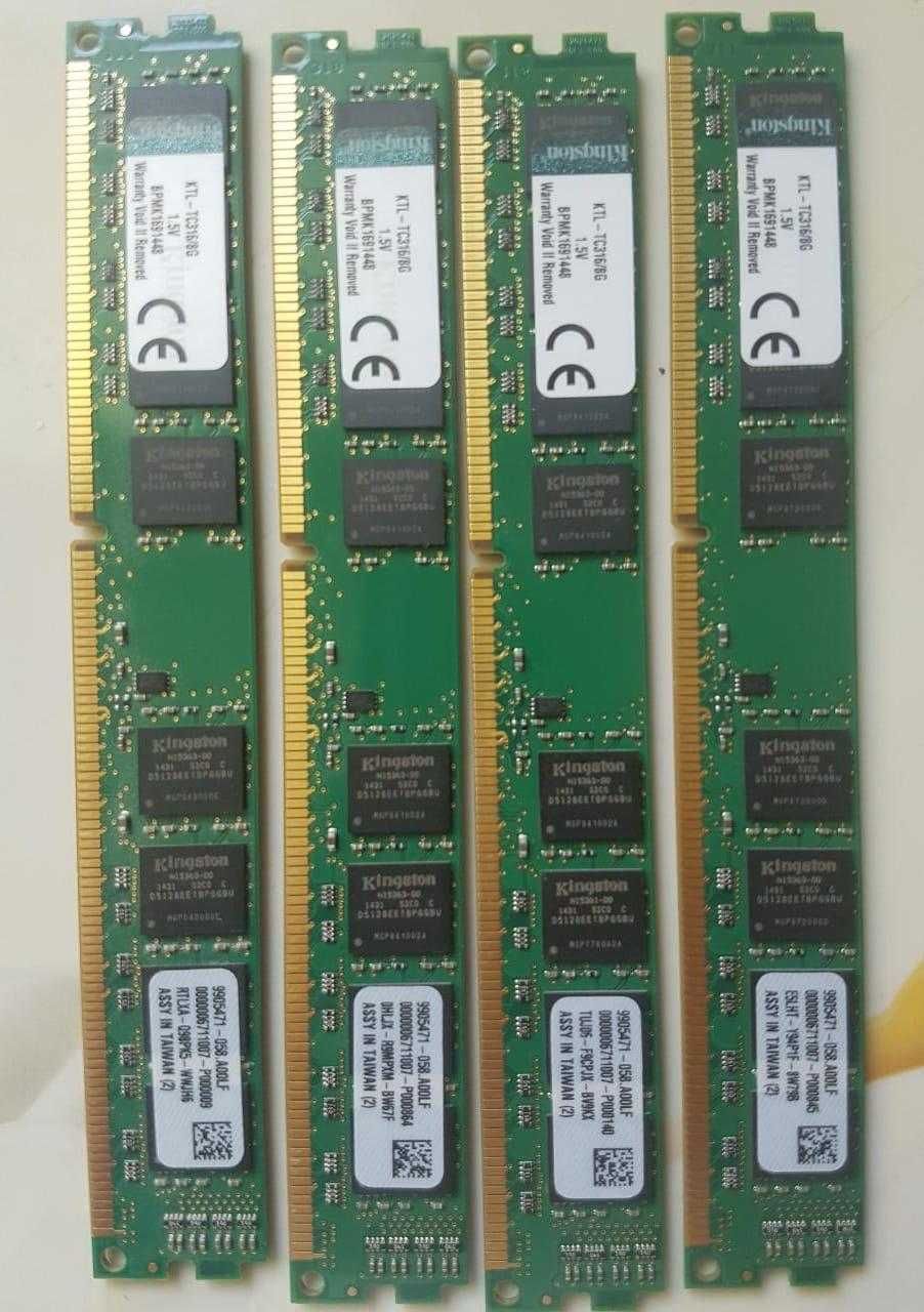 Память для компа Kingston ddr3 8Gb/1600