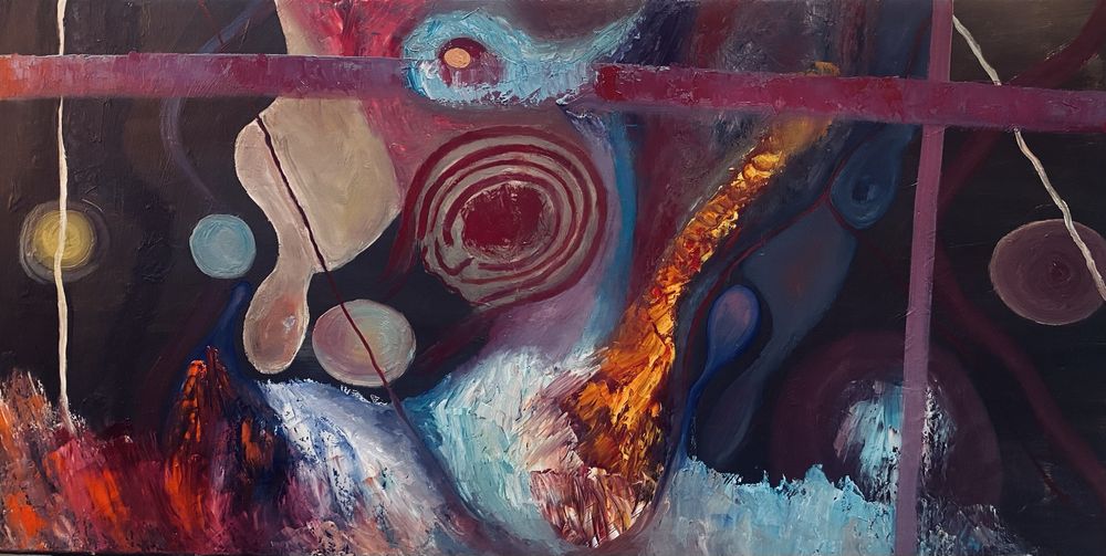 Colectie de tablouri ulei pe panza expresioniste artist contemporan