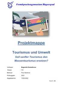 Projektmappe за изпит по немски език DSD II