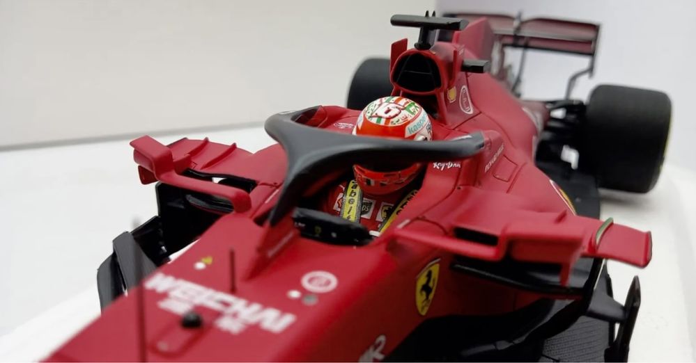 Macheta formula 1 f1 1/18 BBR  ferrari sf 21 Charles Leclerc