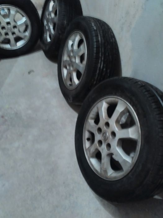 Джанти за Опел Зафира 15" и летни гуми Goodyear 195 / 65 R15