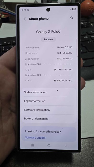 Samsung Z Fold6 / Silver / Ca Nou / 512 GB