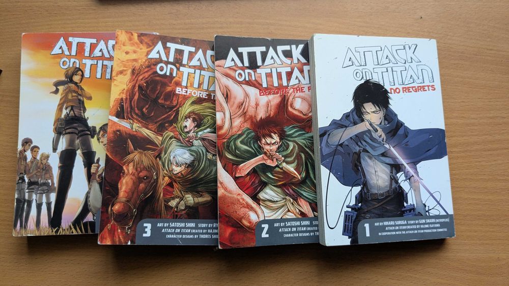 «Манга Attack on Titan (англ. изд.) – редкая коллекция»