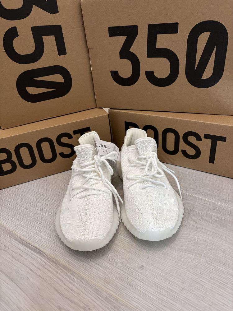 Yeezy 350 Cream White/Triple White_Premium Quality