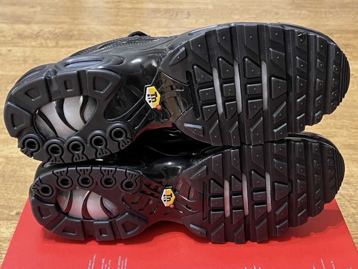 Adidasi Nike Tn Triple Black negri unisex Calitate Premium |FULL BOX|
