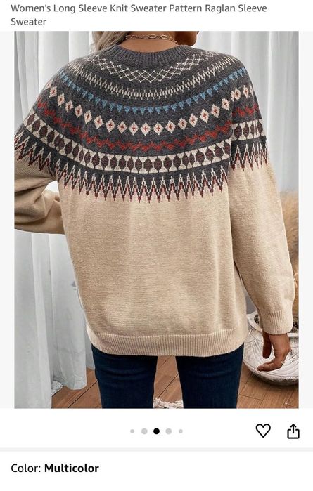 Women's Long Sleeve Sweater oversized