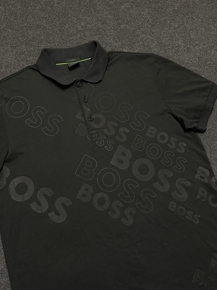 Тениска с Яка Boss Green