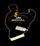 Bijuteria Royal lanț din aur 14k 2.28 gr