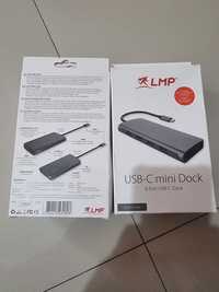 Adaptor, LMP, USB-C mini Dock, HDMI, USB 3.0, Ethernet, SD/MicroSD, US