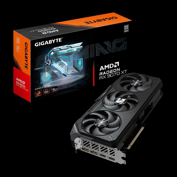 Gigabyte Radeon RX 9070 XT OC 16GB GDDR6 – отличное состояние!