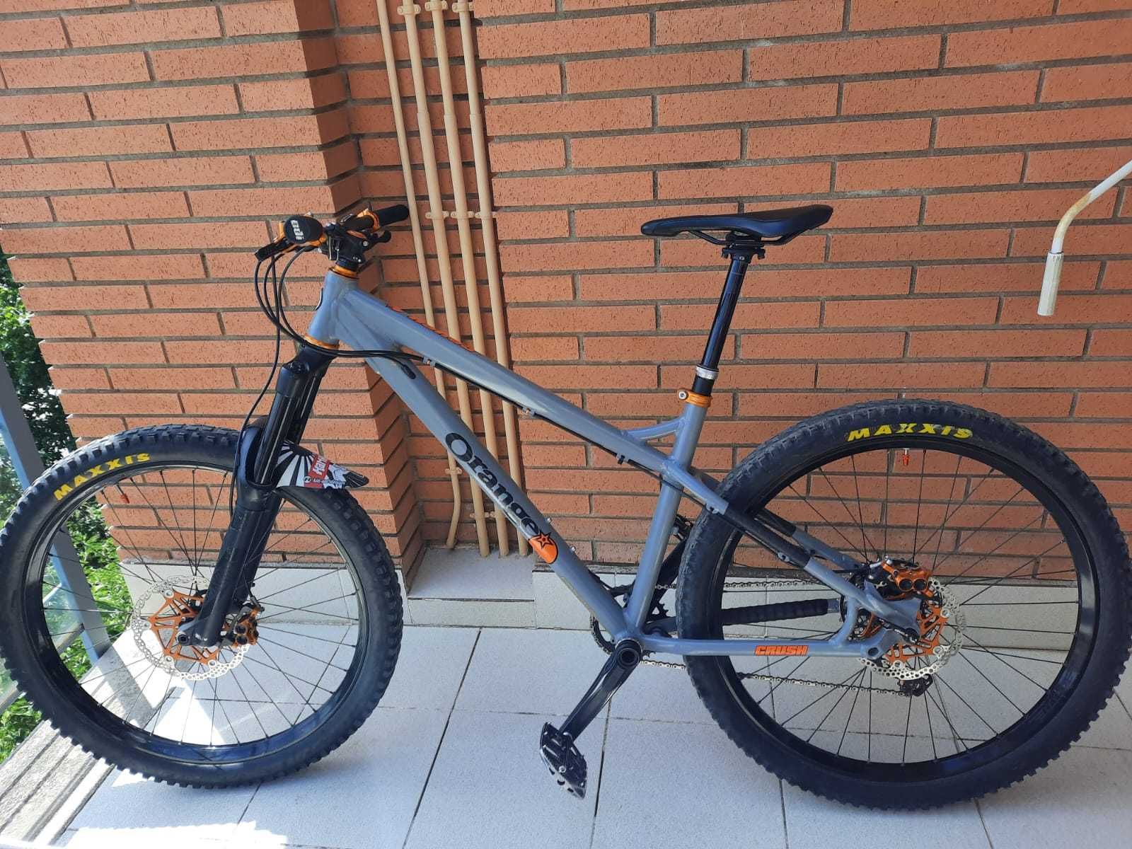 Hardtail Orange Crush Custom (bicicleta, mtb, hope, 27.5, M)