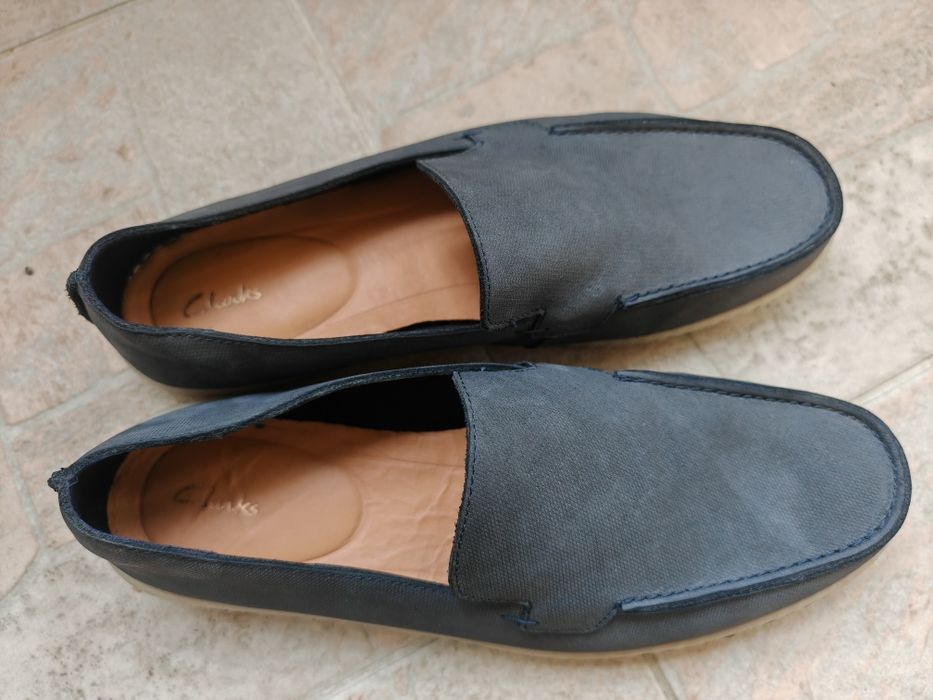 Clarks мъжки сини мокасини