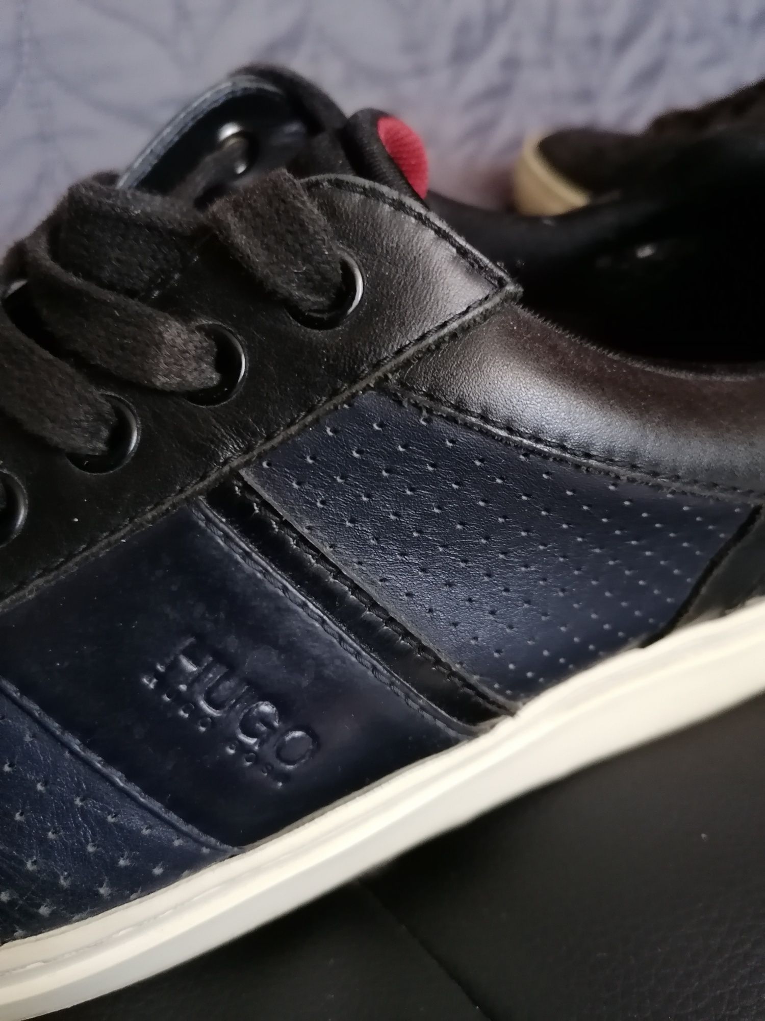 hugo boss leather sneakers 42
