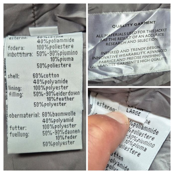 Geacă exclusivă Linea di Confine, puf Eiderdown, Femei, Blană nat. - L