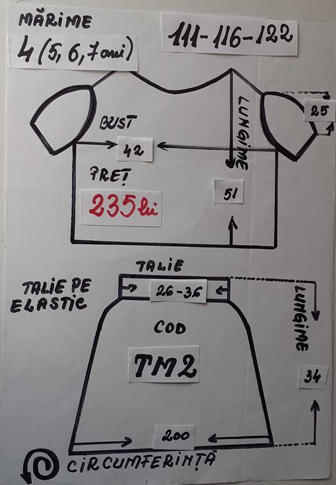 Costum Printesa toamnei pentru copii marimea 4 (5-6-7 ani)