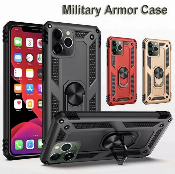 Husa hybrid ARMOR cu inel pt iPhone 11 , 11 Pro , 11 Pro Max, XS Max