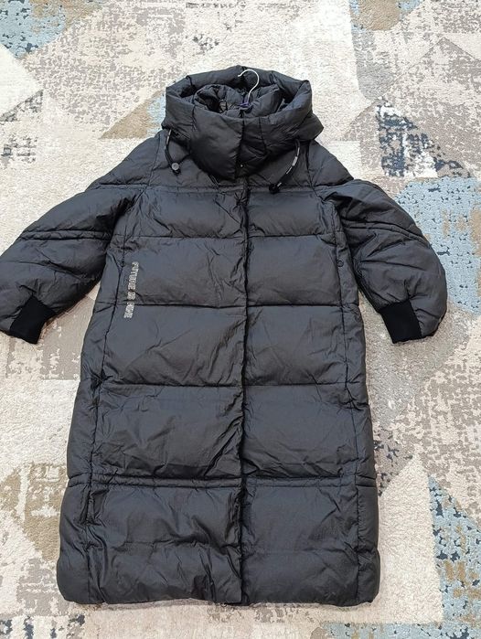 Зимняя куртка оверсайз ниже колен