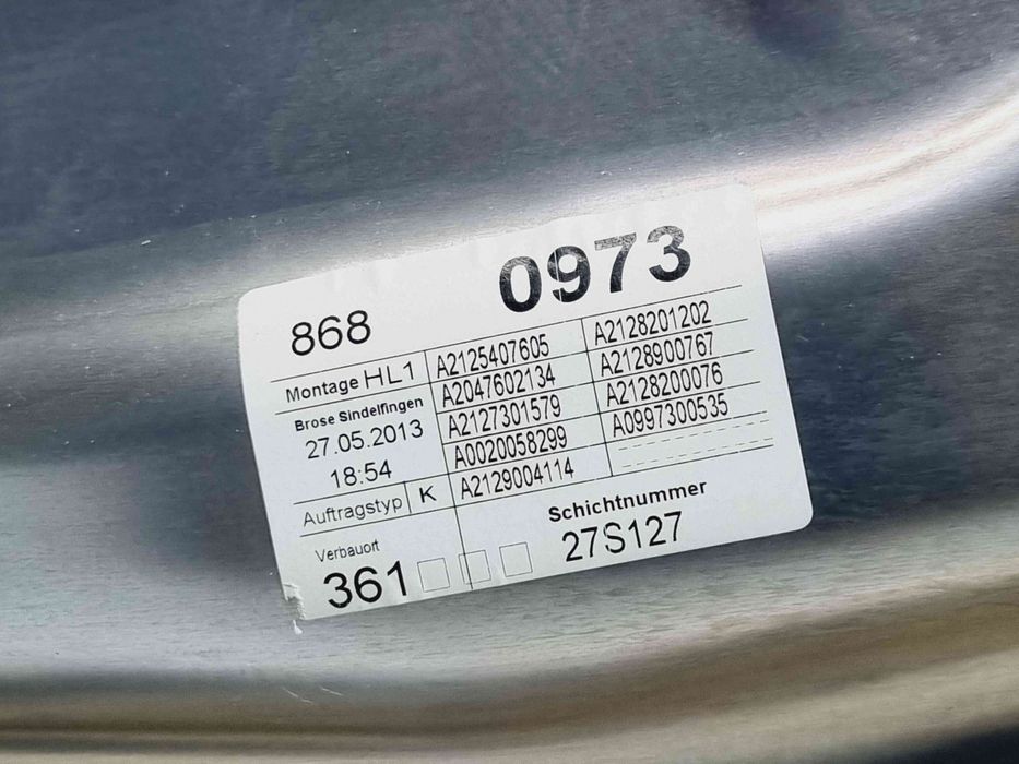 Macara electrica geam stanga spate Mercedes Clasa E (W212) Facelift AM