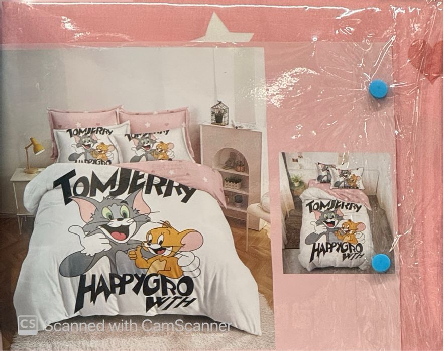 Lenjerie pat copii- 4 piese