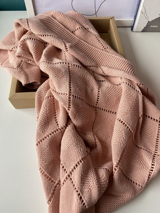 Бебешка плетена пелена / одеало