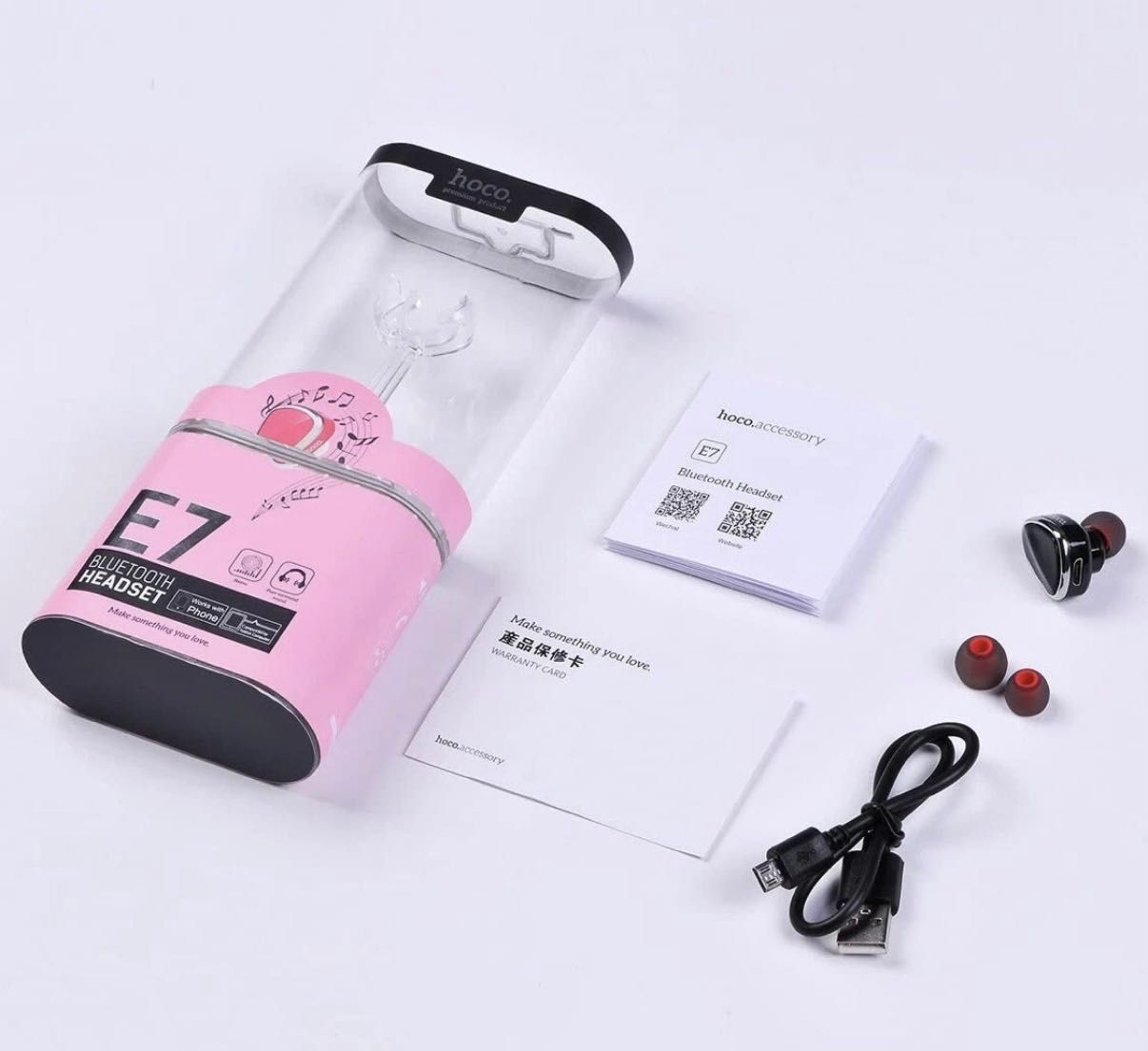 Оригинални Hoco E7 Mини Bluetooth Безжична Слушалка