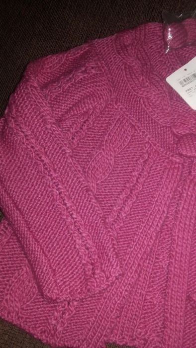 Cardigan lana fetita 3-4 ani, nr.104, nou!