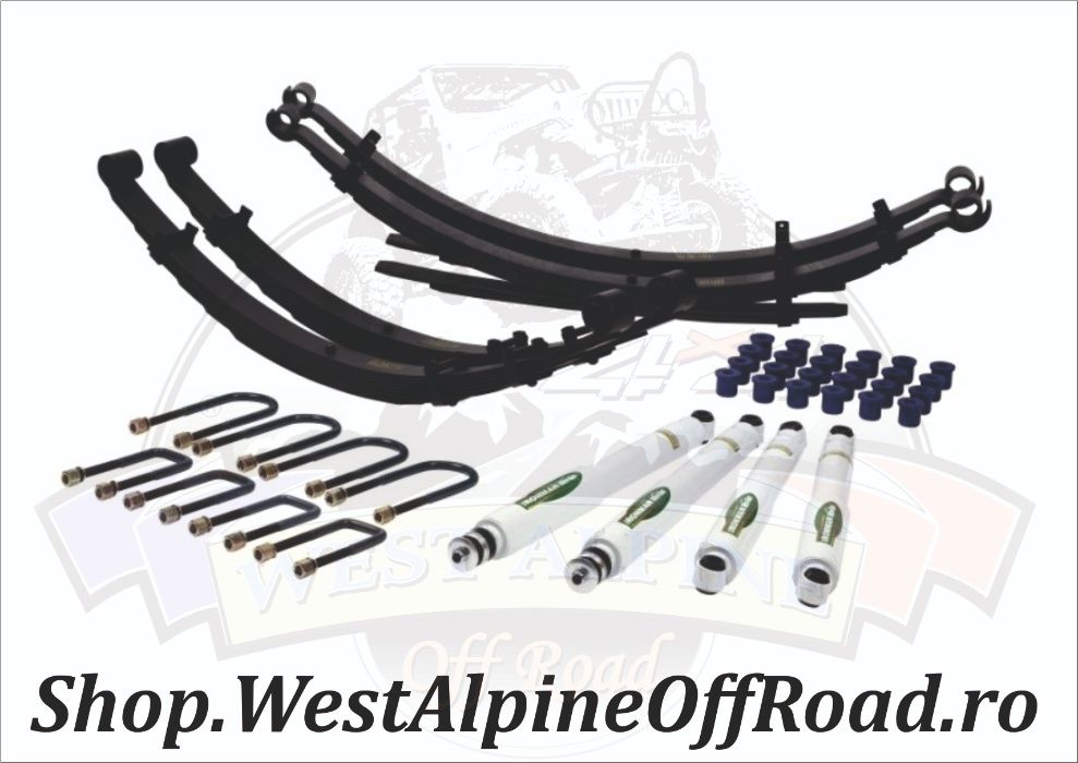 Kit suspensie off road IRON MAN + 4 cm - Toyota HILUX (1997-2005)