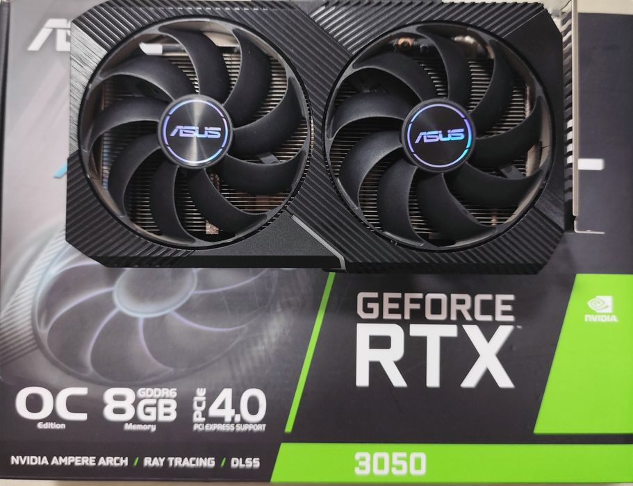 RTX 3050 8gb в хорошем состоянии
