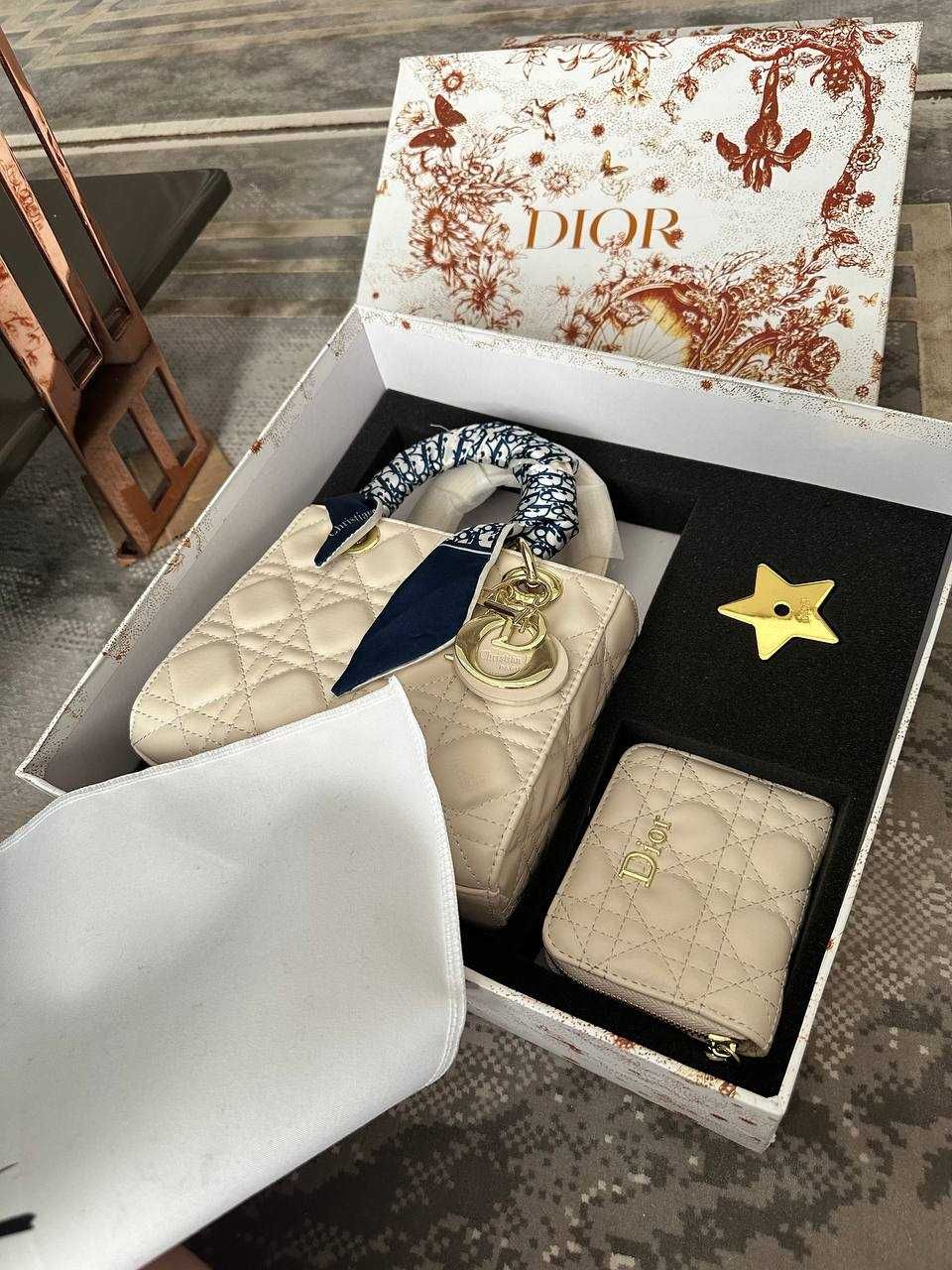 Сумка Cristian Dior и кошелек