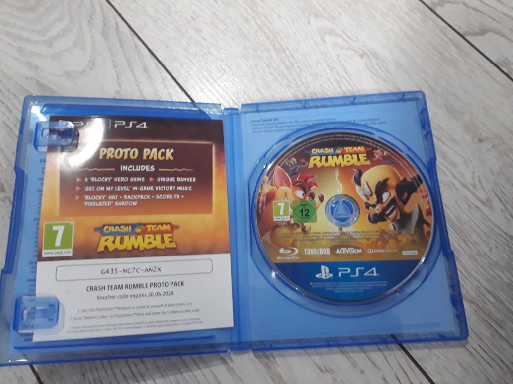 CRASH TEAM RUMBLE, игра на пс4нужна подписка PS PLUS
