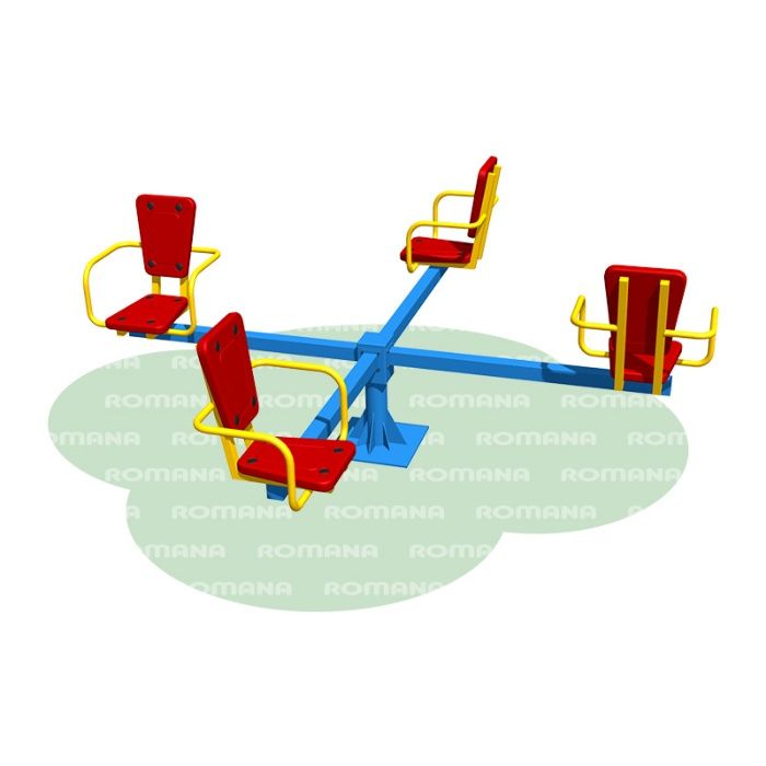 Карусель ROMANA Детские площадки Качели Горки Качалки Балансиры Лазы