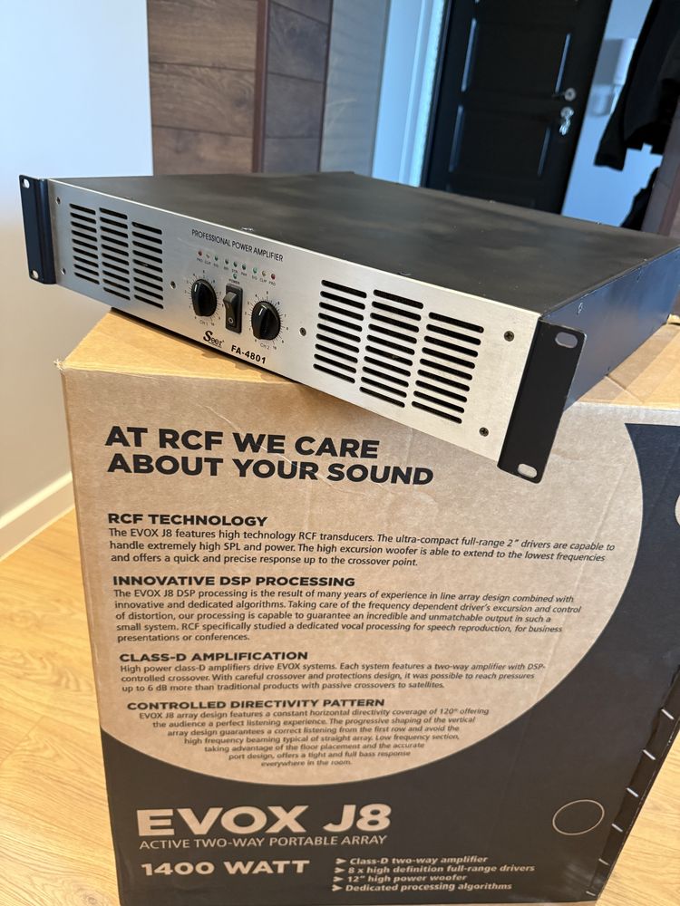 Мощно стъпало Seer Fa 4801 2 x900w rms на 8ома